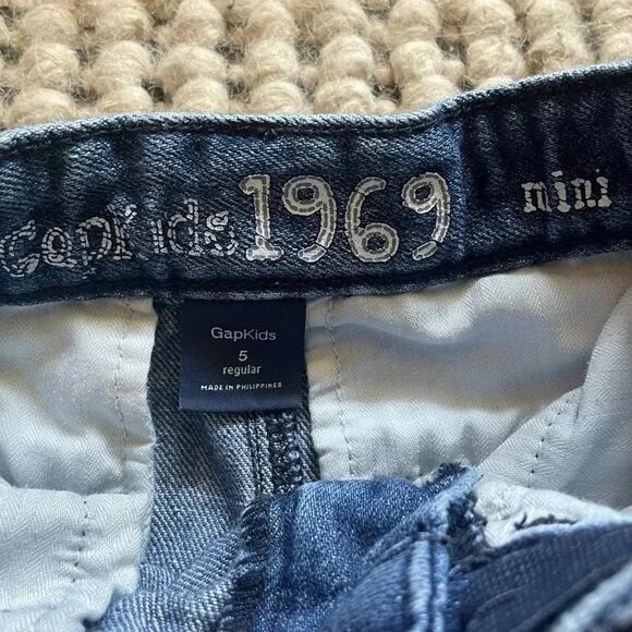 GAP Kids Girls Pleated Denim Mini Skirt Size 5 Years - Picture 2 of 4